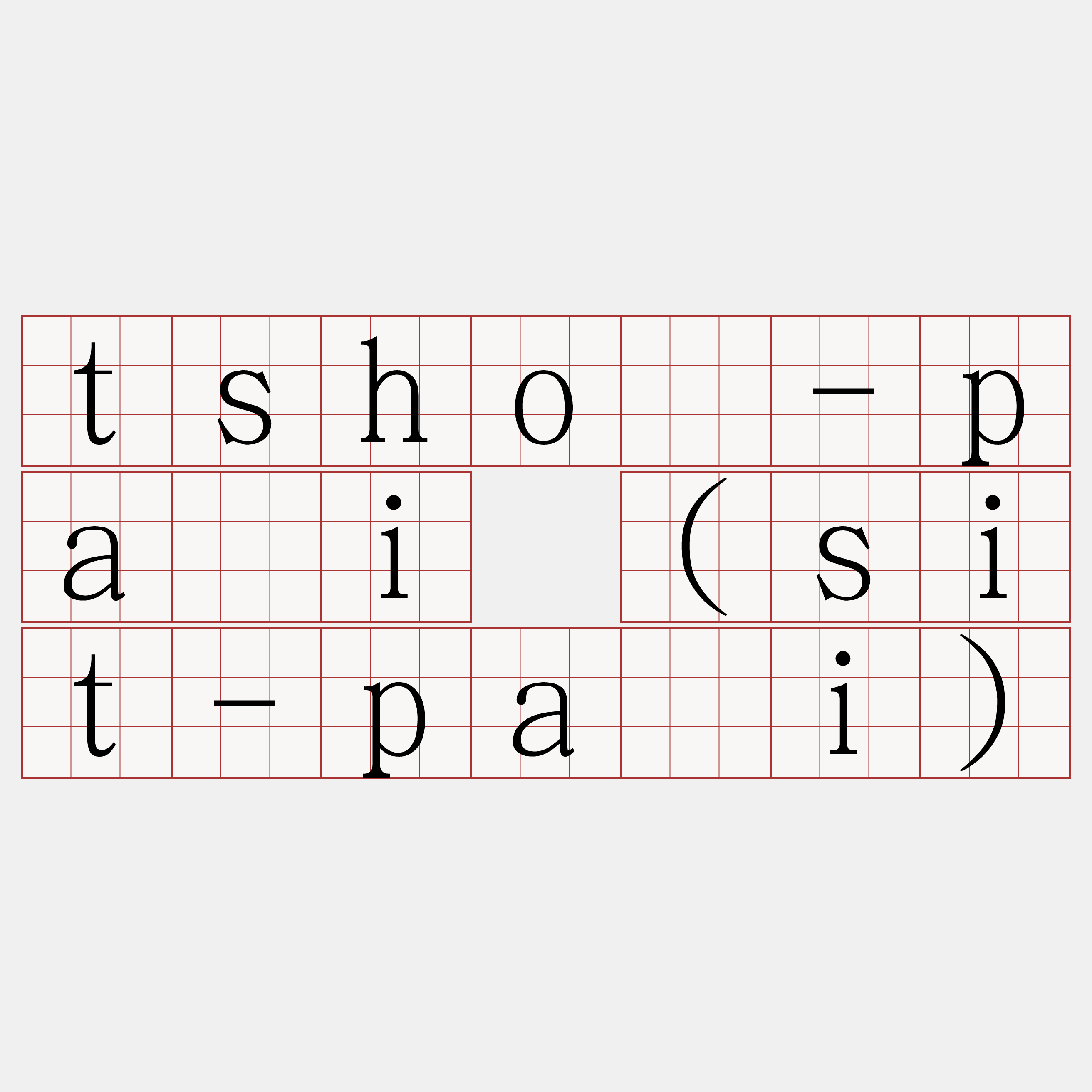 tshò-pāi (sit-pāi)